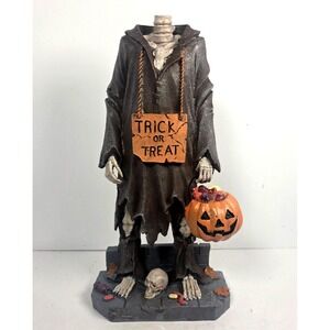 Hallow Home Headless Skeleton Halloween Decor Large 15.5in Multicolor New Resin